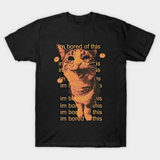 Weirdcore Aesthetic Cat T-Shirt